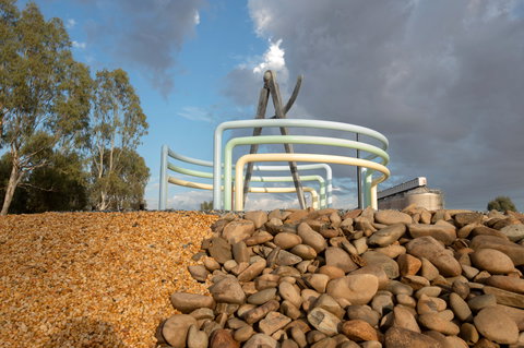Lyrics, Landscapes And Lintels - Leeton Public Art Trail - Accommodation Southport 1