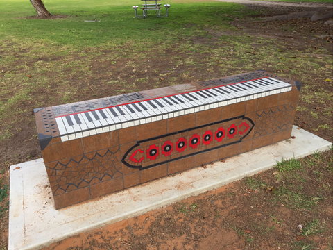 Piano Park Bench, Moonta - Accommodation Southport 0