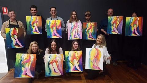 Paint And Sip Experience - Southport Accommodation 1