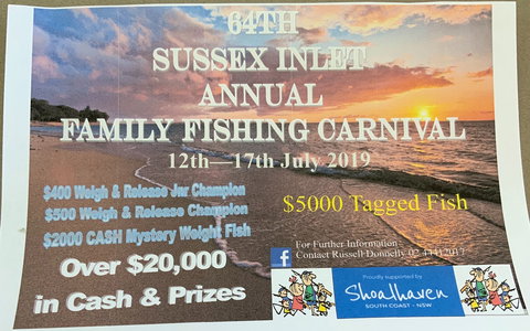 The Sussex Inlet Annual Family Fishing Carnival - Accommodation Southport 0