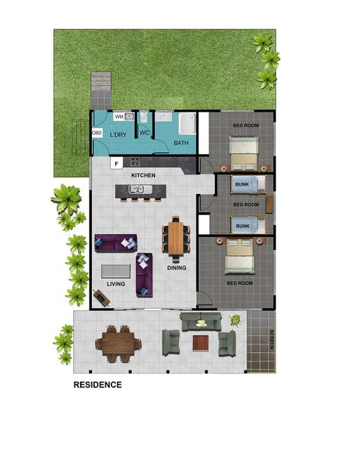 King Reef Beach House - Southport Accommodation 3