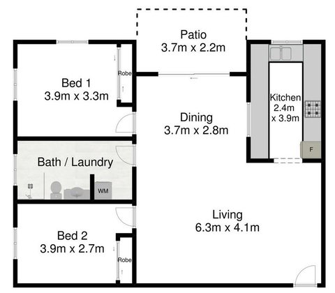 Spacious 2 Bedroom Beach Side Apartment - Close To Shopping Centre With Coles, Health Food Shop, Sushi, Pizza, Cafes, Hairdresse - Accommodation Southport 2