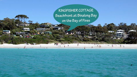 KINGFISHER COTTAGE Beachfront At The Binalong Bay - Southport Accommodation 16
