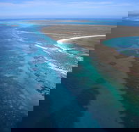 Pink Lake  Abrolhos Islands Scenic Flight - Southport Accommodation